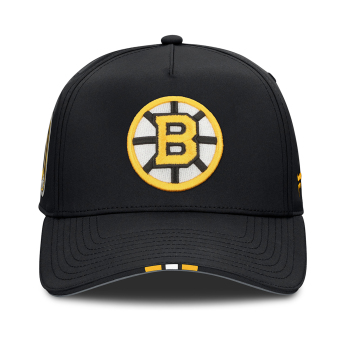 Boston Bruins dziecięca czapka baseballowa 2025 Draft Authentic Pro Structured Adjustable Meshback