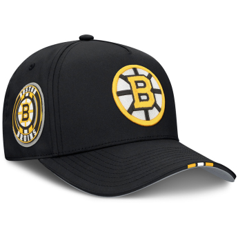 Boston Bruins dziecięca czapka baseballowa 2025 Draft Authentic Pro Structured Adjustable Meshback