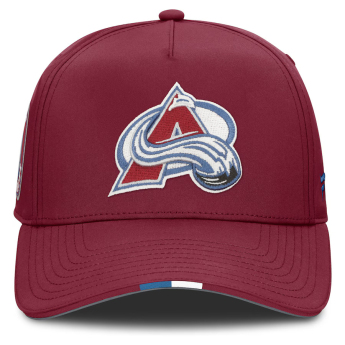 Colorado Avalanche dziecięca czapka baseballowa 2025 Draft Authentic Pro Structured Adjustable Meshback