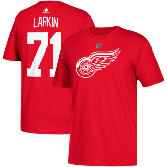 Detroit Red Wings koszulka męska red #71 Dylan Larkin