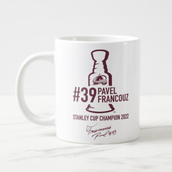 Colorado Avalanche kubek Pavel Francouz #39 Stanley Cup Champion 2022