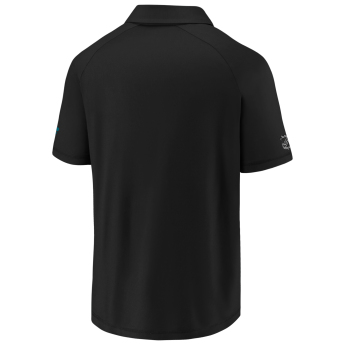 San Jose Sharks męska koszulka polo Authentic Rinkside Performance black