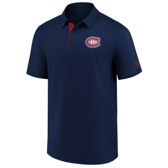 Montreal Canadiens męska koszulka polo Authentic Rinkside Performance navy