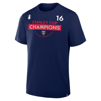 Florida Panthers koszulka męska 2025 Stanley Cup Champions Name & Number Aleksander Barkov #16