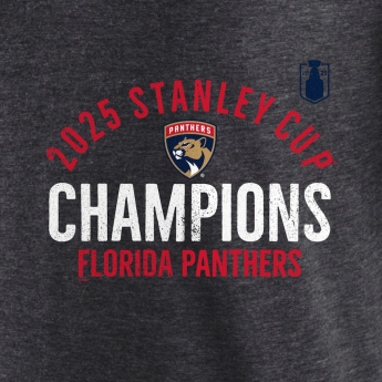 Florida Panthers koszulka męska 2025 Stanley Cup Champions Rush Tri-Blend Heather Charcoal
