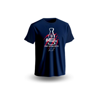 Florida Panthers koszulka dziecięca Vítek Vaněček #41 Stanley Cup Champion 2025 Blue
