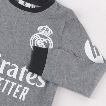 Real Madryt piżama dziecięca Long grey