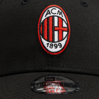 AC Milan czapka baseballówka 9Forty black