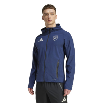 Arsenal męska kurtka z kapturem Vis Tech Travel indigo