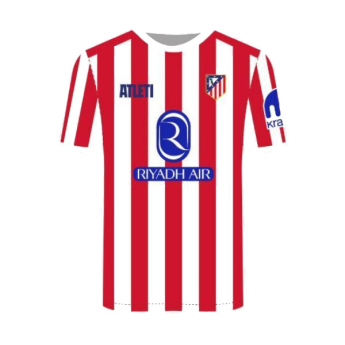 Atletico Madrid piłkarska koszulka meczowa replica 25/26 Home