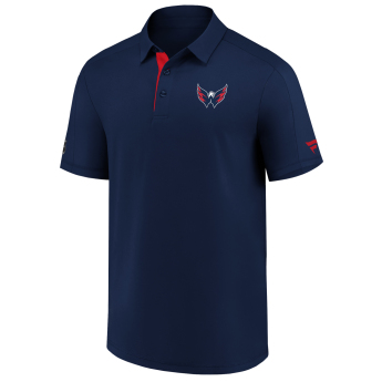 Washington Capitals męska koszulka polo Authentic Rinkside Performance navy