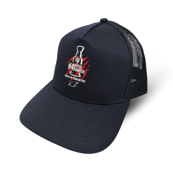 Florida Panthers czapka baseballówka Vítek Vaněček #41 Stanley Cup Champion 2025 navy