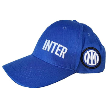 Inter Milan czapka baseballówka text blue
