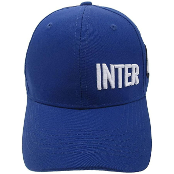 Inter Milan czapka baseballówka text blue