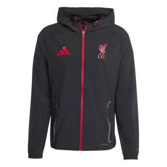 Liverpool męska kurtka z kapturem Vis Tech Travel black