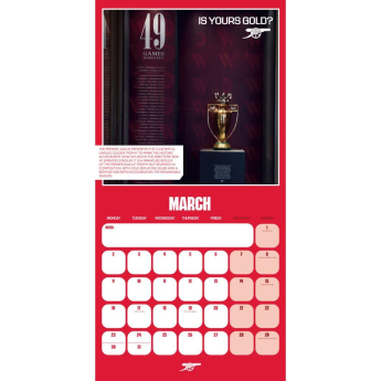 Arsenal kalendarz Legends Square 2026