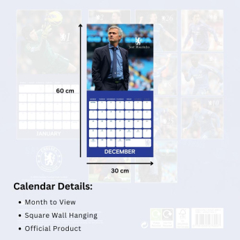 Chelsea kalendarz Legends Square 2026
