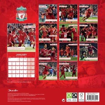 Liverpool kalendarz Legends Square 2026