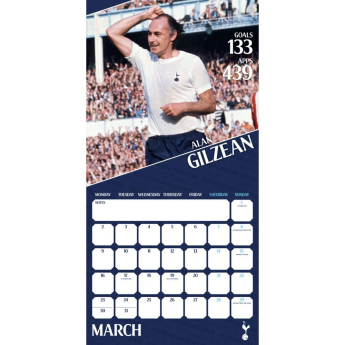 Tottenham kalendarz Legends Square 2026