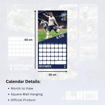 Tottenham kalendarz Legends Square 2026