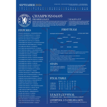 Chelsea kalendarz Deluxe 2026