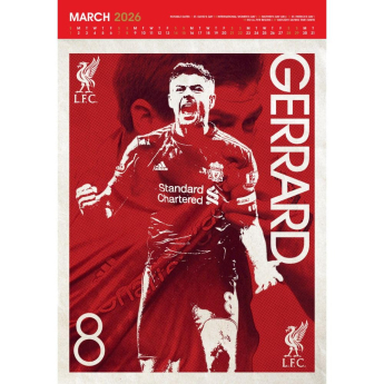 Liverpool kalendarz Deluxe 2026