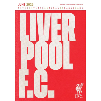 Liverpool kalendarz Deluxe 2026