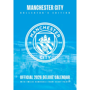 Manchester City kalendarz Deluxe 2026