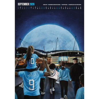 Manchester City kalendarz Deluxe 2026
