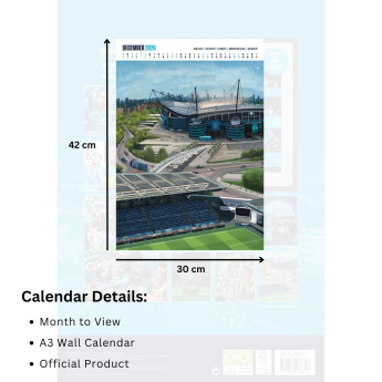 Manchester City kalendarz Deluxe 2026