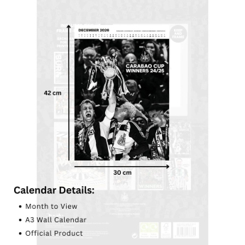 Newcastle United kalendarz Deluxe 2026
