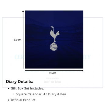 Tottenham kalendarz i dziennik Musical Gift Box 2026