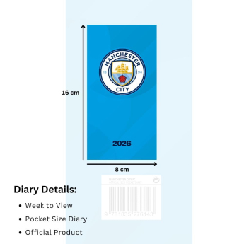 Manchester City notatnik Slim 2026