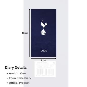 Tottenham notatnik Slim 2026