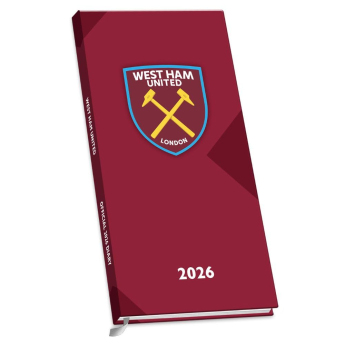 West Ham United notatnik Slim 2026
