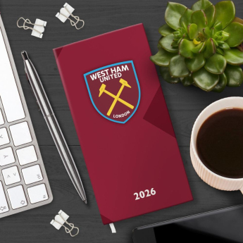West Ham United notatnik Slim 2026