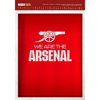 Arsenal kalendarz Deluxe 2026