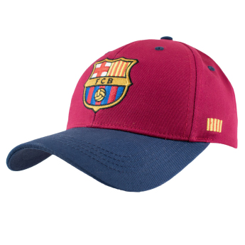 Barcelona czapka baseballówka crest red