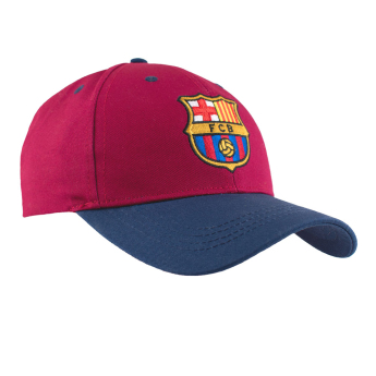 Barcelona czapka baseballówka crest red