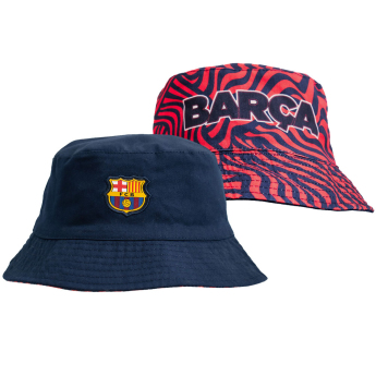 Barcelona kapelusz reversible navy and red