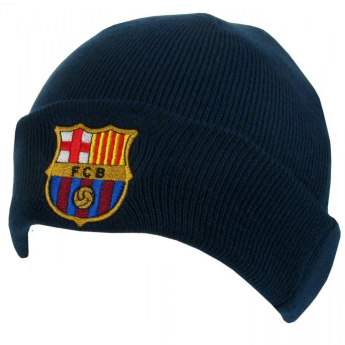 Barcelona czapka zimowa Navy Cuff