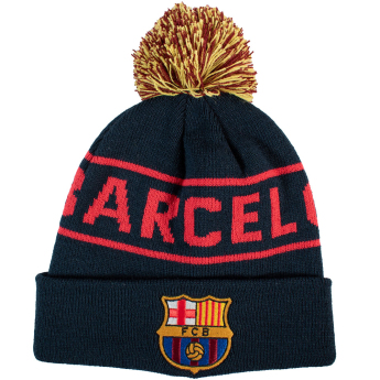Barcelona czapka zimowa Text Ski