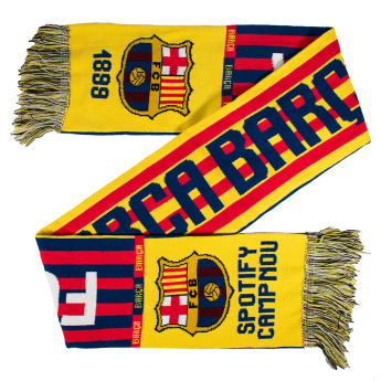 Barcelona szalik zimowy Camp Nou