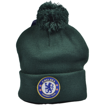 Chelsea czapka zimowa Bobble green