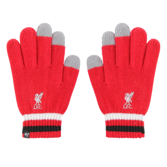 Liverpool rękawice męskie Touchscreen red