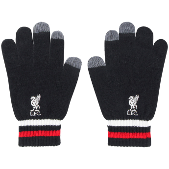 Liverpool rękawice dziecięce Touchscreen black