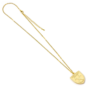 West Ham United naszyjnik Gold Finish Crest Necklace