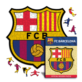 Barcelona puzzle drewniane Crest 500 pcs