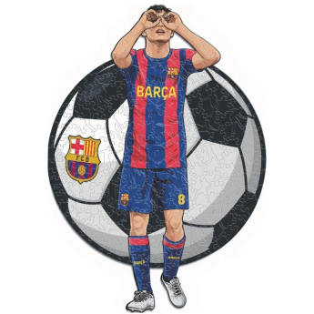 Barcelona puzzle drewniane Pedri 500 pcs