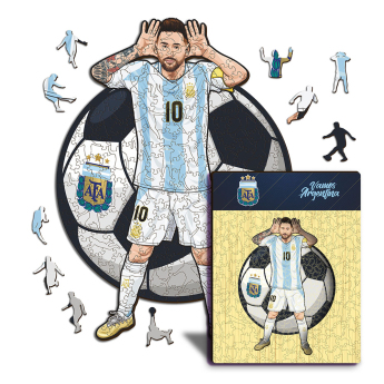 Reprezentacja piłki nożnej puzzle drewniane ARGENTINA Messi 500 pcs